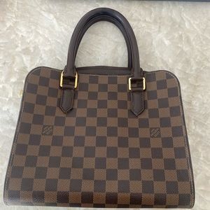 Leather Top Handle Bag